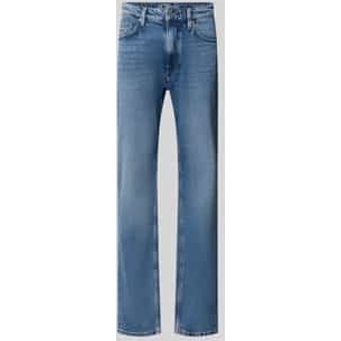 regular fit straight jeans van katoenmix model 'BENITO'