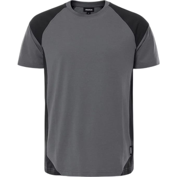 Fristads Heavy T-shirt 7046 GTM - Grijs/Zwart - S