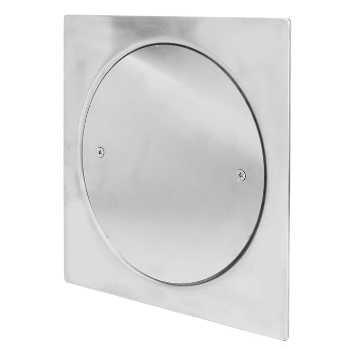 Vloerafvoer 20 X 20cm Roestvrij Staal Corrosiebestendig Schroefbevestiging Eenvoudige Installatie Goed gray