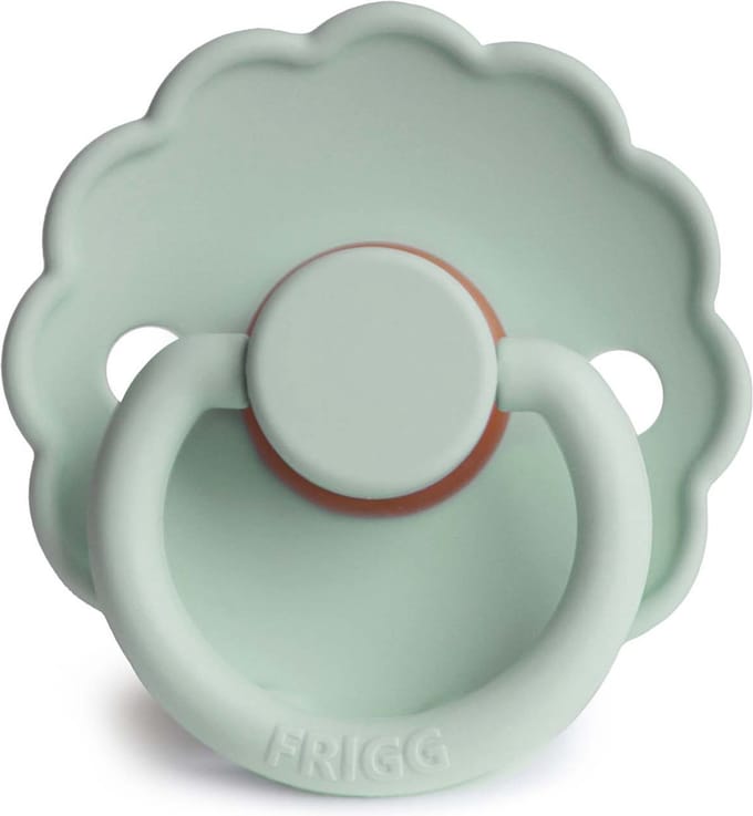 Frigg fopspeen latex - daisy - seafoam/ 0-6 maanden