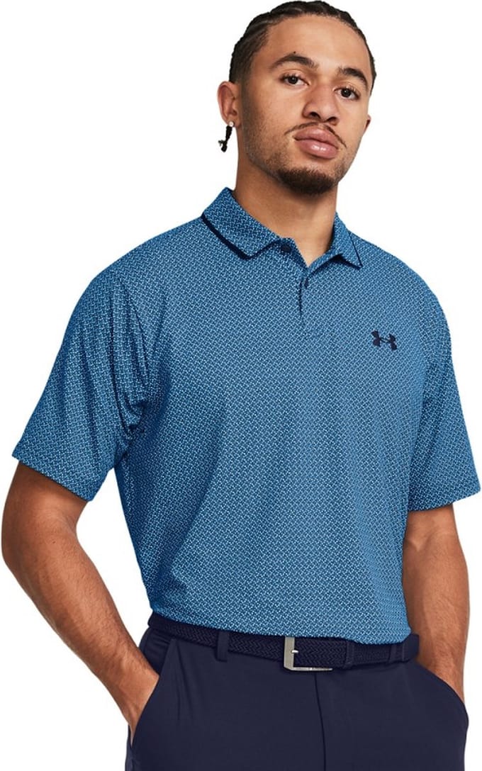 Under Armour Golf Iso-chill Verge Korte Mouw Poloshirt Blauw S Man