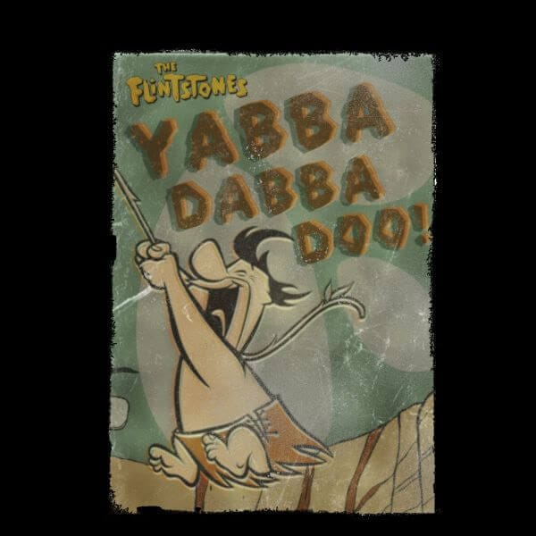 The Flintstones Yabba Dabba Doo! Women's T-Shirt - Black - S