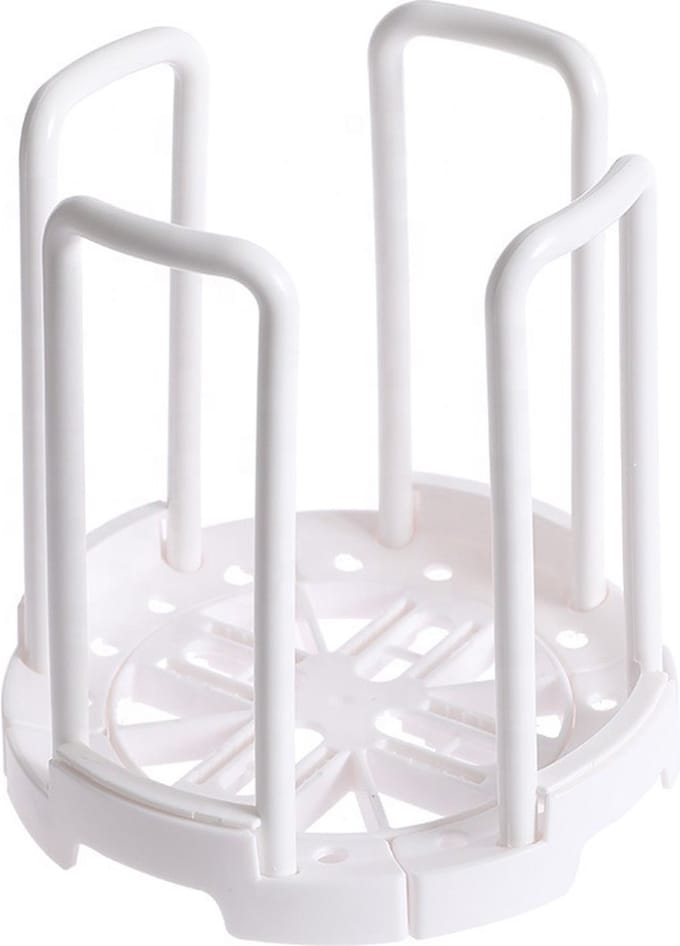 Keukenkast Organizer - Keuken Accessoires - Keukenrek - Afdruiprek - Uitschuifbaar - Wit