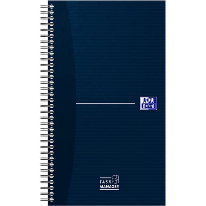 Oxford To do planner - 115 vel - dubbel spiraal - blauw