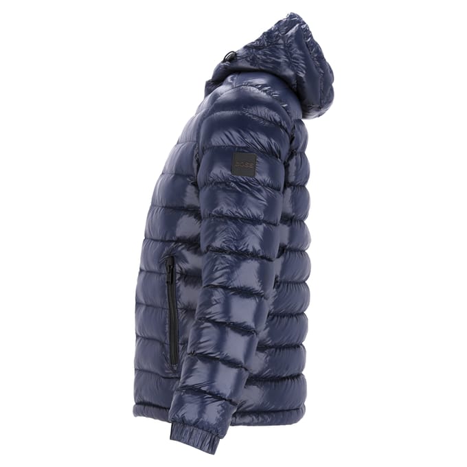 Hugo Boss gewatteerde jas in marineblauw nylon