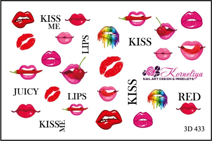 Korneliya 3D Waterdecal - 3D 433