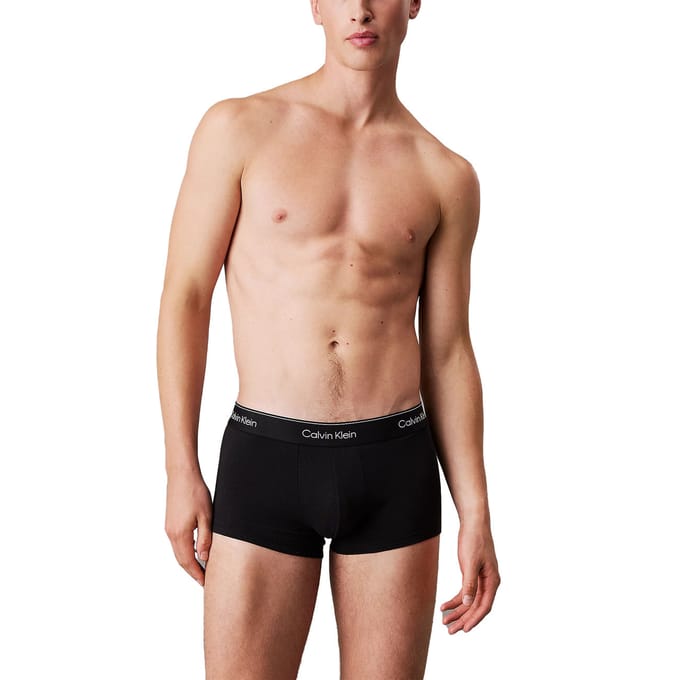 Calvin Klein 3-Pack Low Rise Trunks Heren - Zwart/Zwart - Maat S