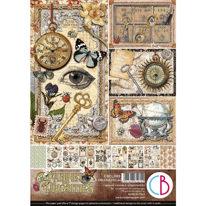 Papier set "Cabinet of Curiosities"