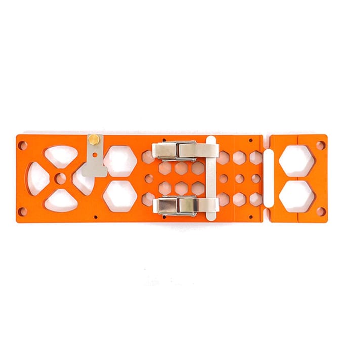 340MM houtbewerking hoekstop 90 graden haakse geleidingsplaat elektrische cirkelzagen rail oranje
