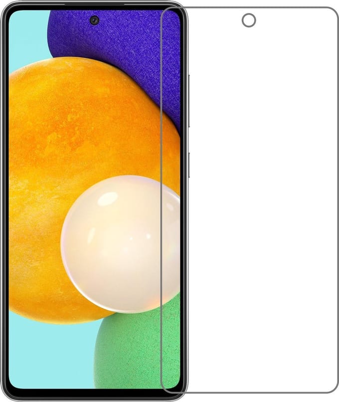 Screenprotector - Geschikt voor Samsung Galaxy A52 - Extra Sterk - Gehard Glas - Beschermglas - Tempered Glass - Screen Protector