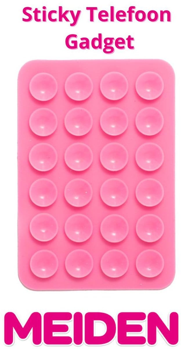 MEIDEN Sticky Telefoon Gadget - MEIDEN - roze sticky gadget