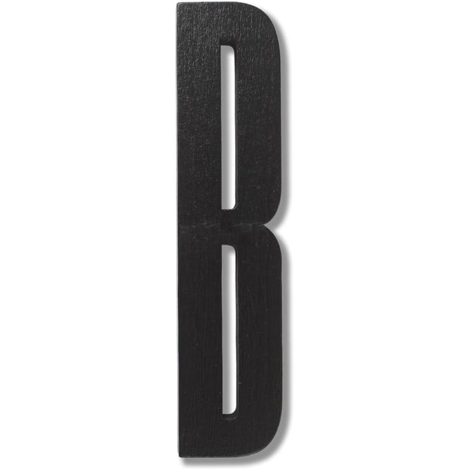 DESIGN LETTERS - Houten letters - zwart - B