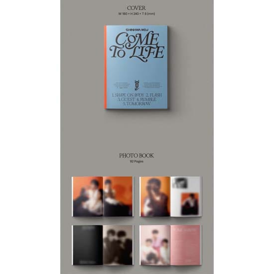 SHINHWA WDJ Le premier mini-album « Come To Life » gray