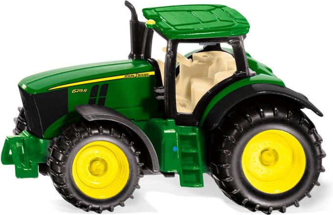 Siku John Deere 6250r Tractor 6,7 Cm Staal Groen/geel (1064)