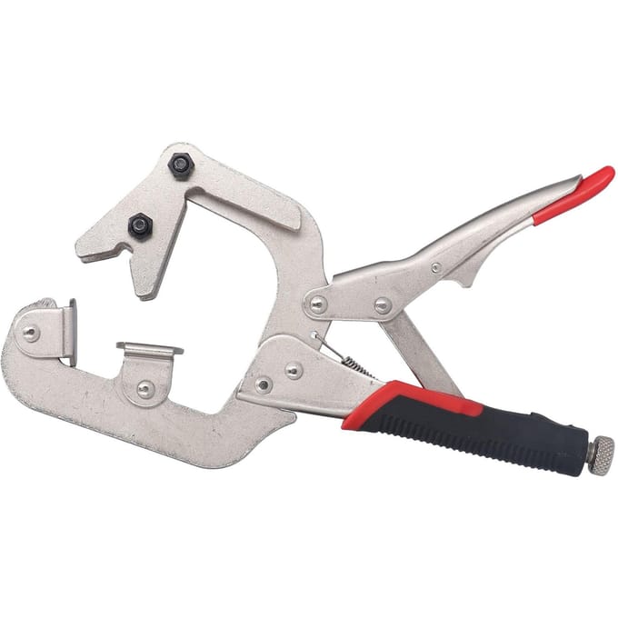 C-klem vergrendelingstang chroom-vanadiumstaal Multifunctionele lasklemmen 270 graden rotatie white