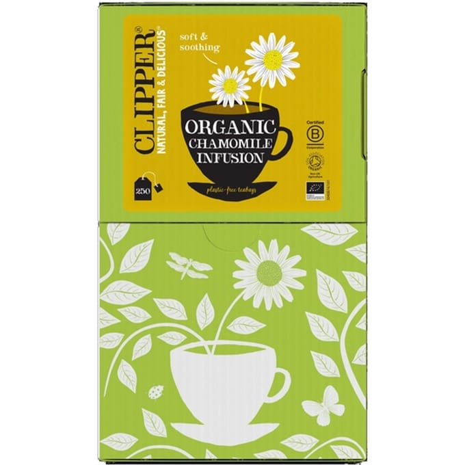 Thee Clipper infusion chamomile bio 250 zakjes