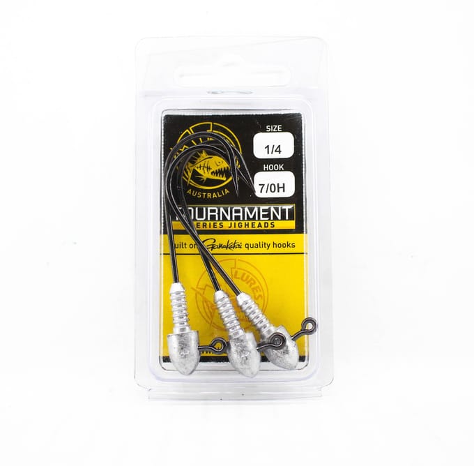 Tackle Tactics TT Tournament Tête plombée 1/4 oz 7/0H 3/paquet (5767) black