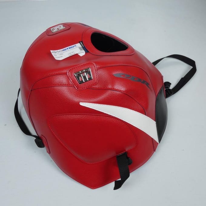 bagster tankmat voor motor honda cbr 600 s 1999 1382e rood wit tip