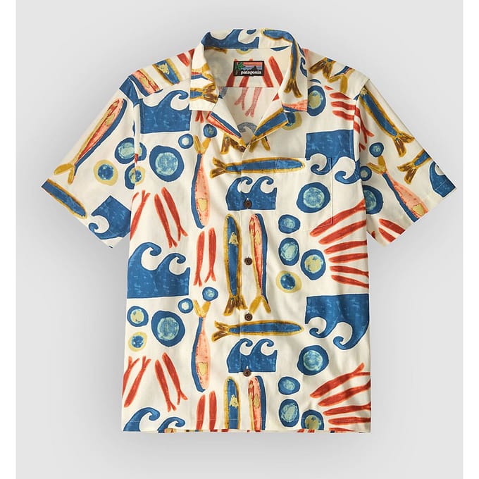 Korte mouwen shirt voor op de camping Patagonia Tidal Threads