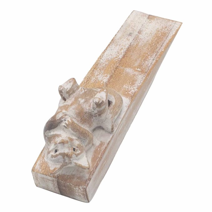 Handgesneden deurstopper - Kitten