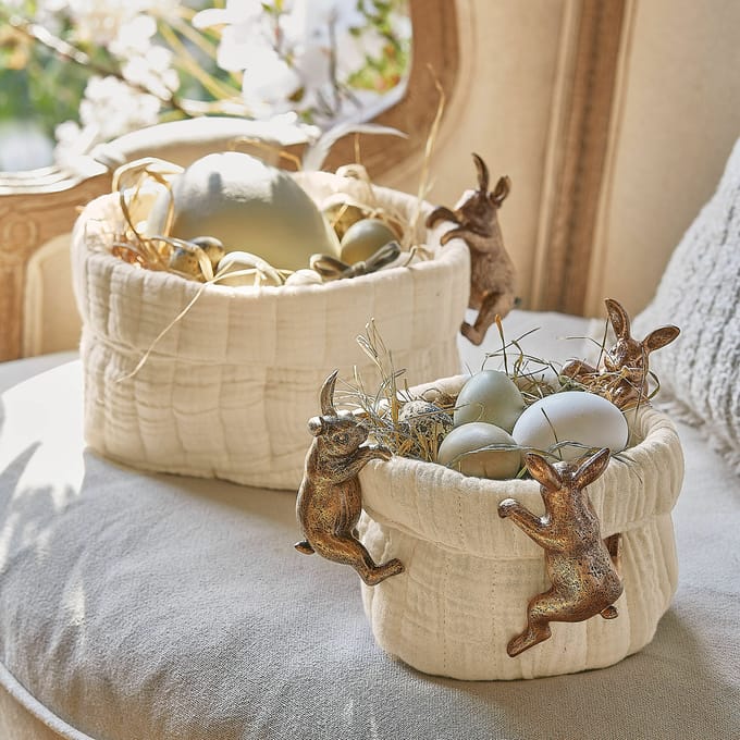 LOBERON Mand set van 2 Huillé crème