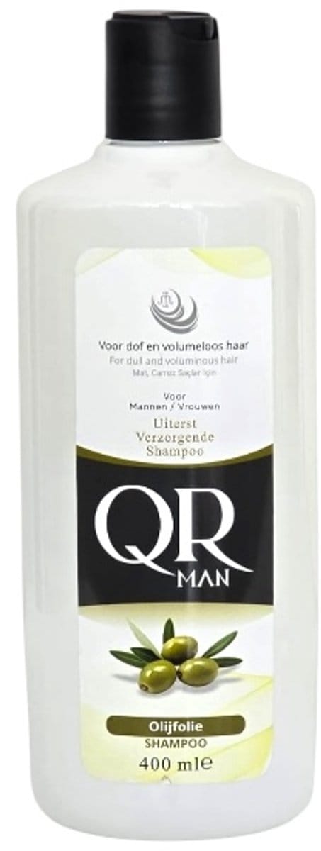 QR-MAN SHAMPOO OLIJFOLIE 400 ML