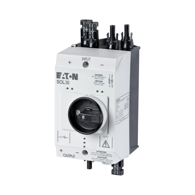 Eaton 30A DC Schakelaar Ontkoppelaar Met Dubbele MC4 - 120922