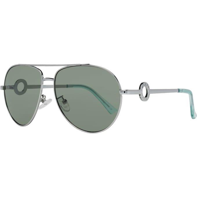GUESS - GF0364 - Zonnebril - Unisex - Grijs - Groene lens