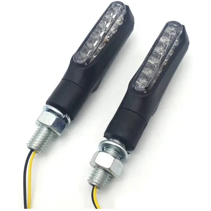 Paar motorfiets LED-knipperlichten Brazoline Prisma