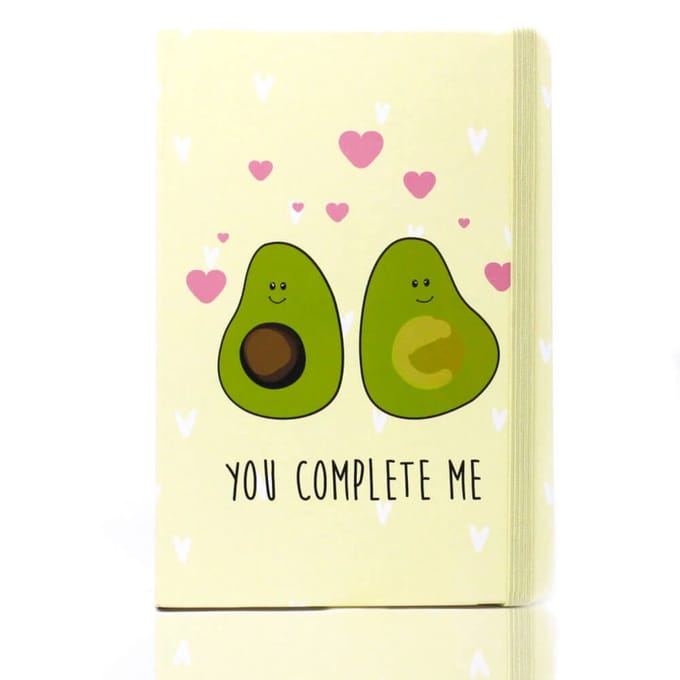 A5 Notitieboekje - Crazy Avocado - You Complete Me