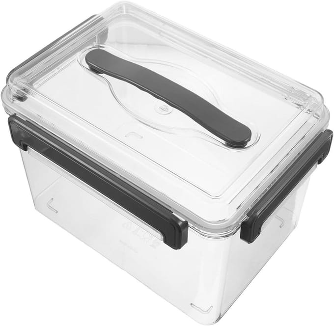 Lens Opbergdoos - Transparante Koffer - Camera Accessoires - Stootvaste Constructie - 26x19x17.5cm - Transparant