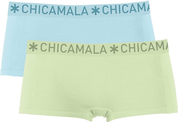 Chicamala Dames Boxershorts – 2 Pack – Ondergoed – Kleding – 95% Katoen – Normale Lengte – Dameskleding – Onderbroeken Dames