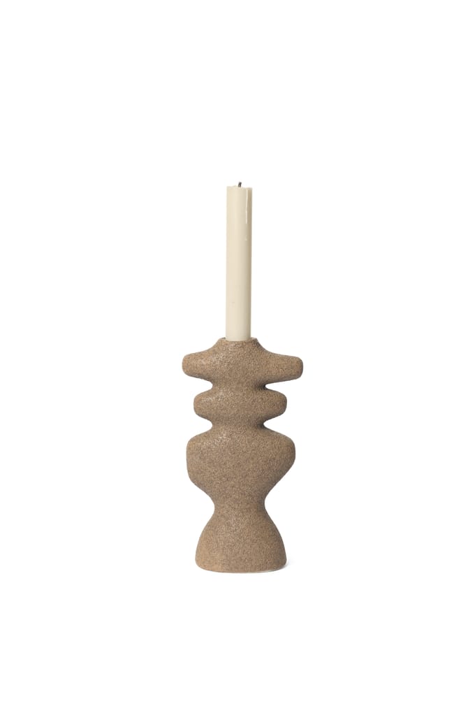 Ferm Living Yara Kandelaar - dark sand