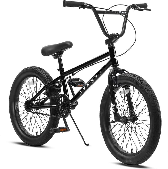 Kinderfiets Freestyle - BMX Fiets - Beginners Leren - Stevig Stalen Frame - 18 Inch - Zwart