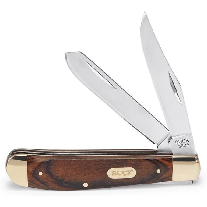 Buck trapper woodgrain