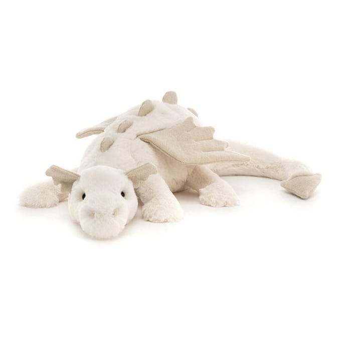 Poupée sky dragon célébrité internet jouet en peluche jely amusant poupée rainbow snow dragon grand coussin de lancer cadeau 30cm（0.1kg） white