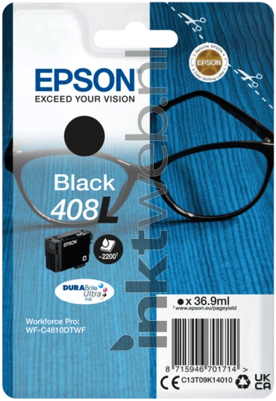 Epson 408XL - Extra High Capacity - black - original - ink cartridge