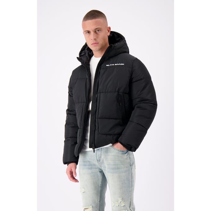 Black Bananas Block Puffer Jas,