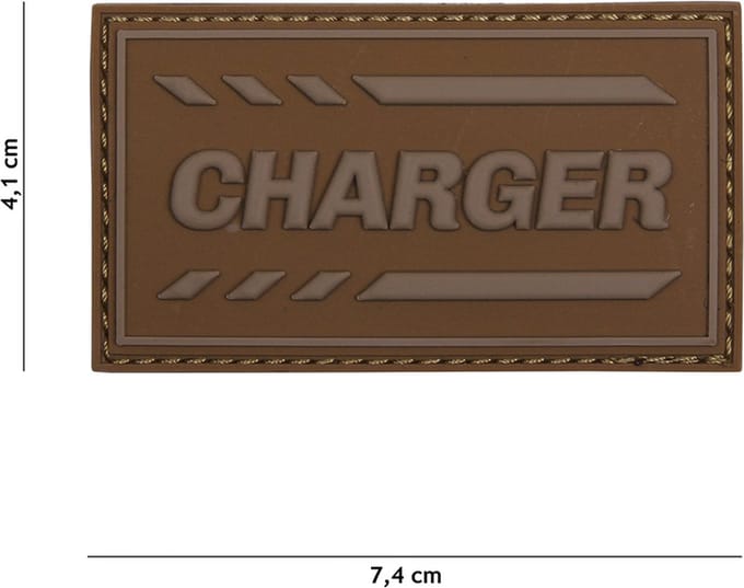 101 Inc Embleem 3D Pvc Charger Coyote 19039