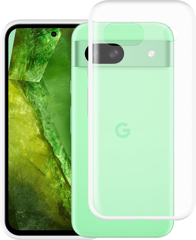 Cazy hoesje geschikt voor Google Pixel 8a Hoesje Siliconen - Flexibele Case - Transparant