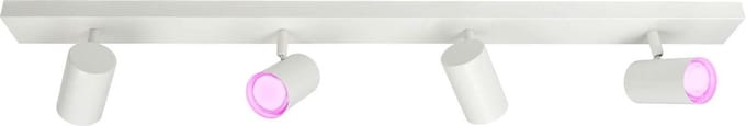 Ledvion - LED Plafondspot - Wit 4-lichts - Dimbaar - 5W - GU10 - IP20