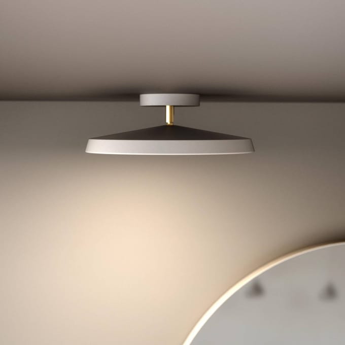 DFTP by Nordlux LED plafondlamp Kaito 2 Pro, Ø 30 cm, wit, afstand
