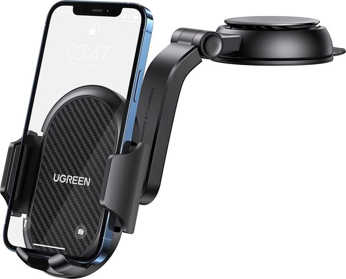 UGREEN Telefoonhouder Auto Dashboard Zuignap Universeel en Verstelbaar