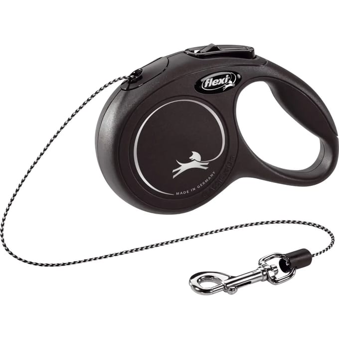 Flexi New Classic Cord - Rollijn Katten - Flexi New Classic Cat Koord Xs Zwart
