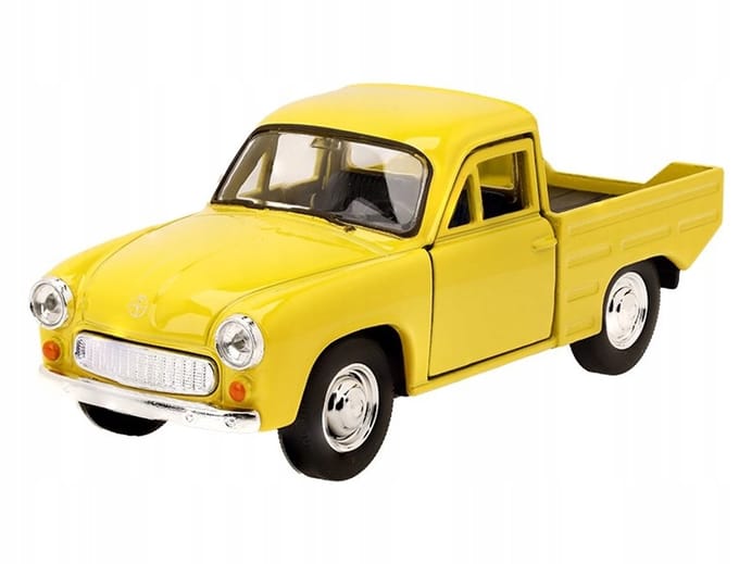 FSO Syrena R20 Model Auto - Geel Metaal 1:39 Welly Nex