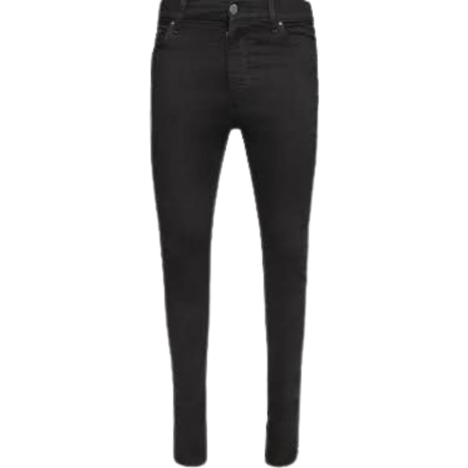 Amiri Slim Fit MA Track Zwarte Od Denim Jeans