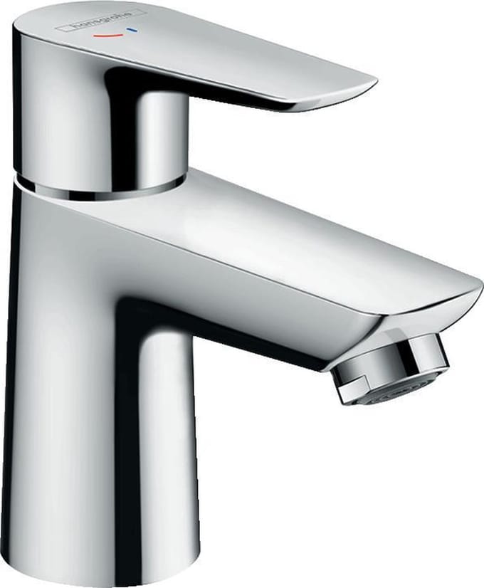hansgrohe Talis E - Wastafelmengkraan - Ééngreeps bediening - CoolStart energiebesparend - Zonder waste - 80mm maat - Chroom