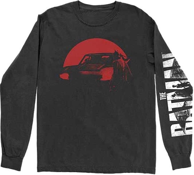 DC Comics Batman - The Batman Red Car & Figure Longsleeve shirt - S - Zwart