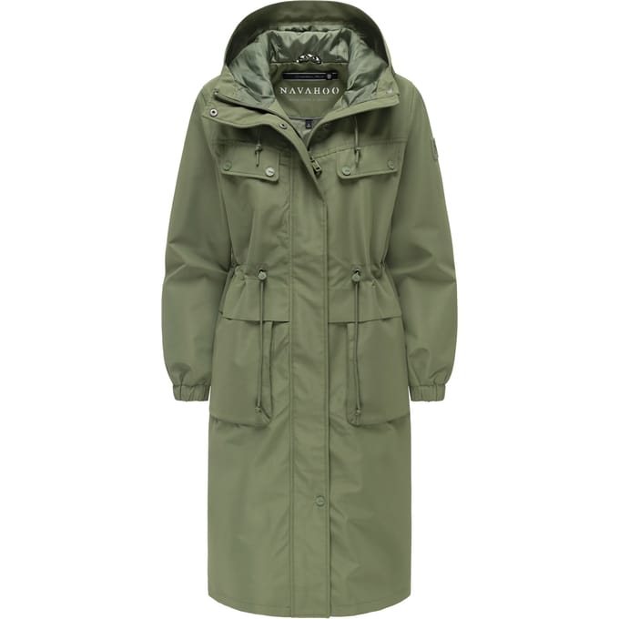Navahoo dames parka tussenjas Kirschwind met capuchon