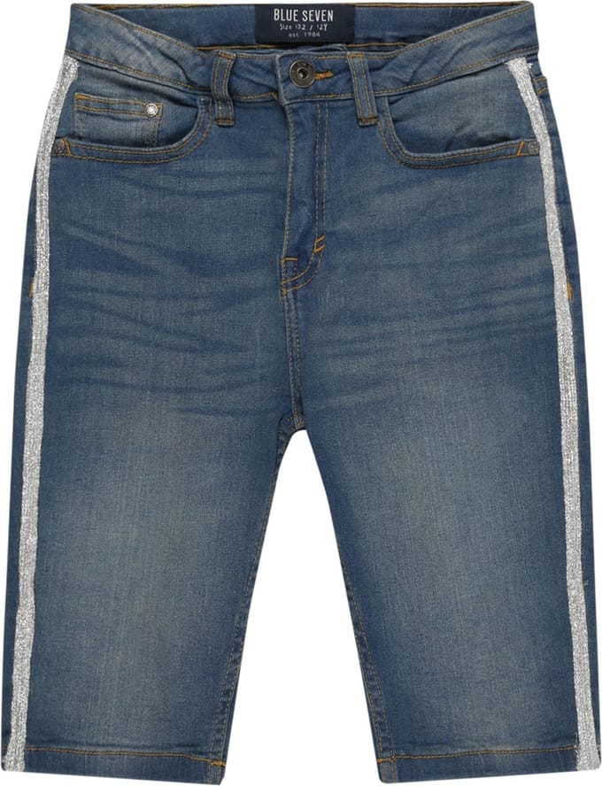 Blue Seven Korte Broek Jeans Blauw Denim-158